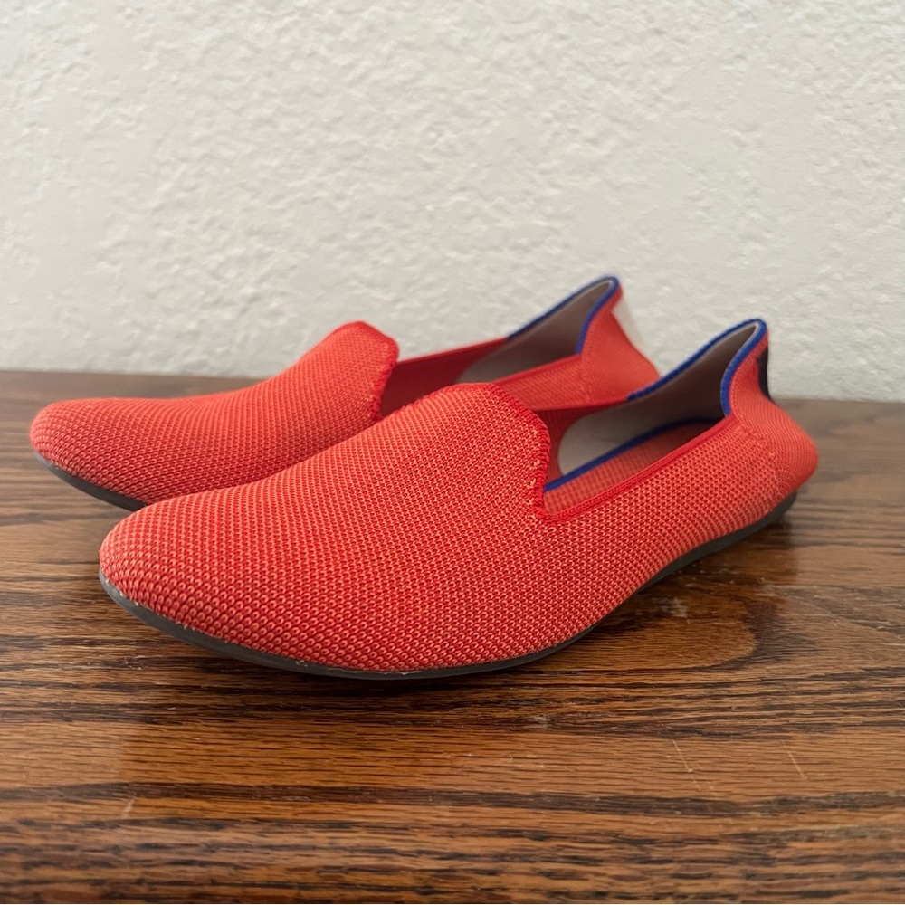 Rothy's The Loafer Paprika Orange Flats Size 6